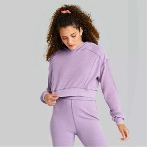 wild fable cropped hoodie